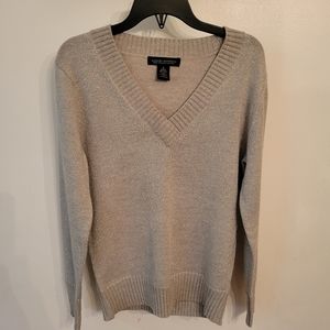 Banana Republic metallic sweater